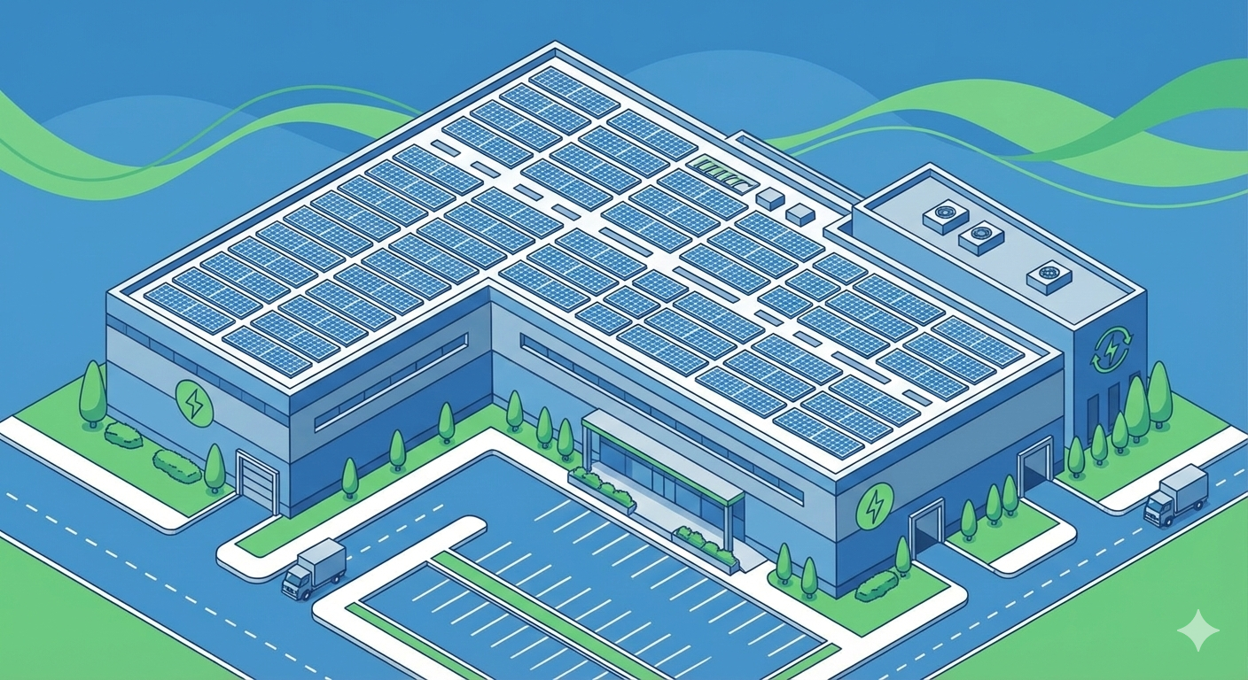 Commercial Solar Power Plant